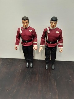 Star Trek 12" SPOCK & Captain Kirk Wrath of Khan Doll Exclusive Playmates 1997