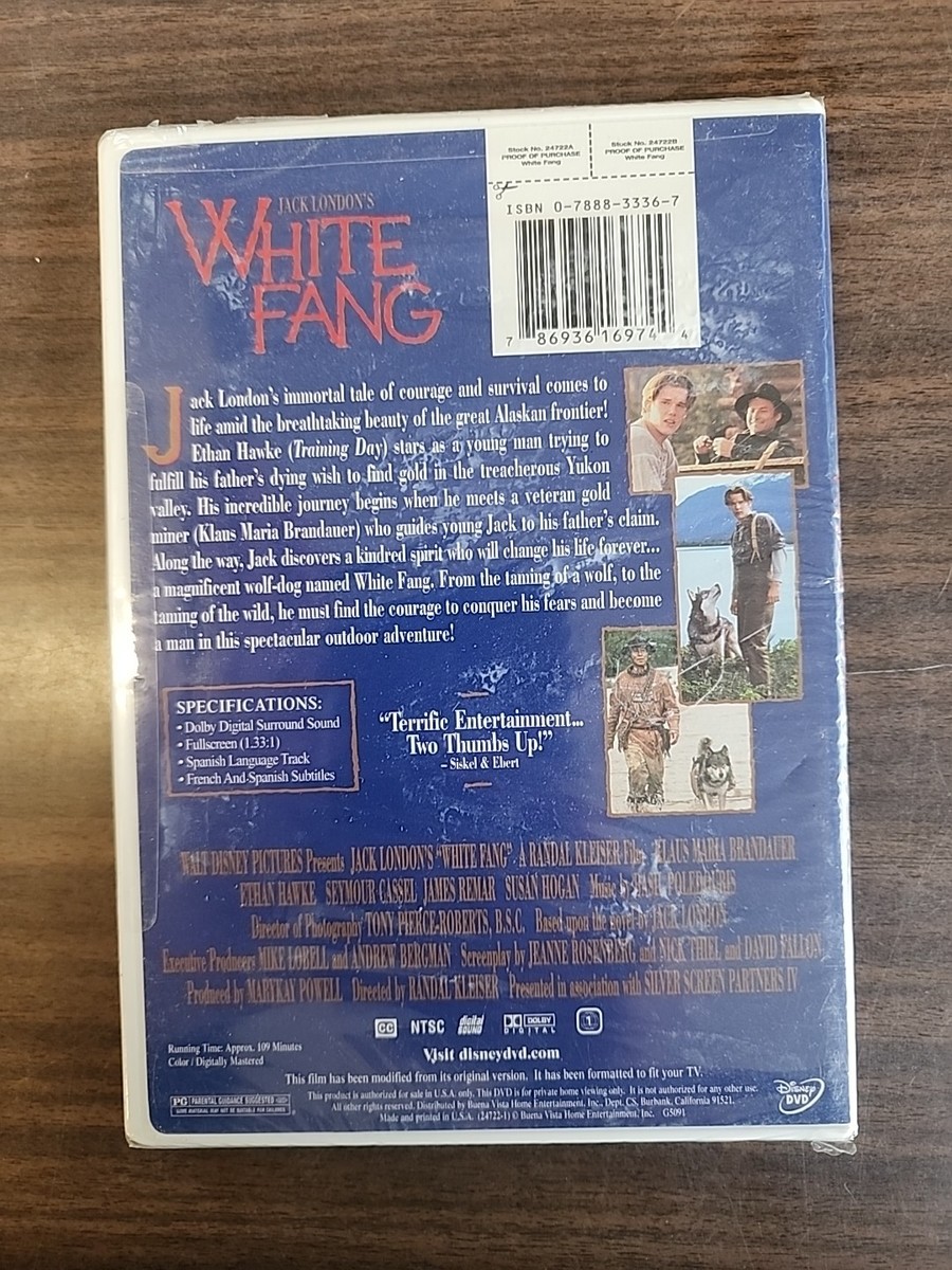 White Fang (DVD, 1991) for sale online | eBay