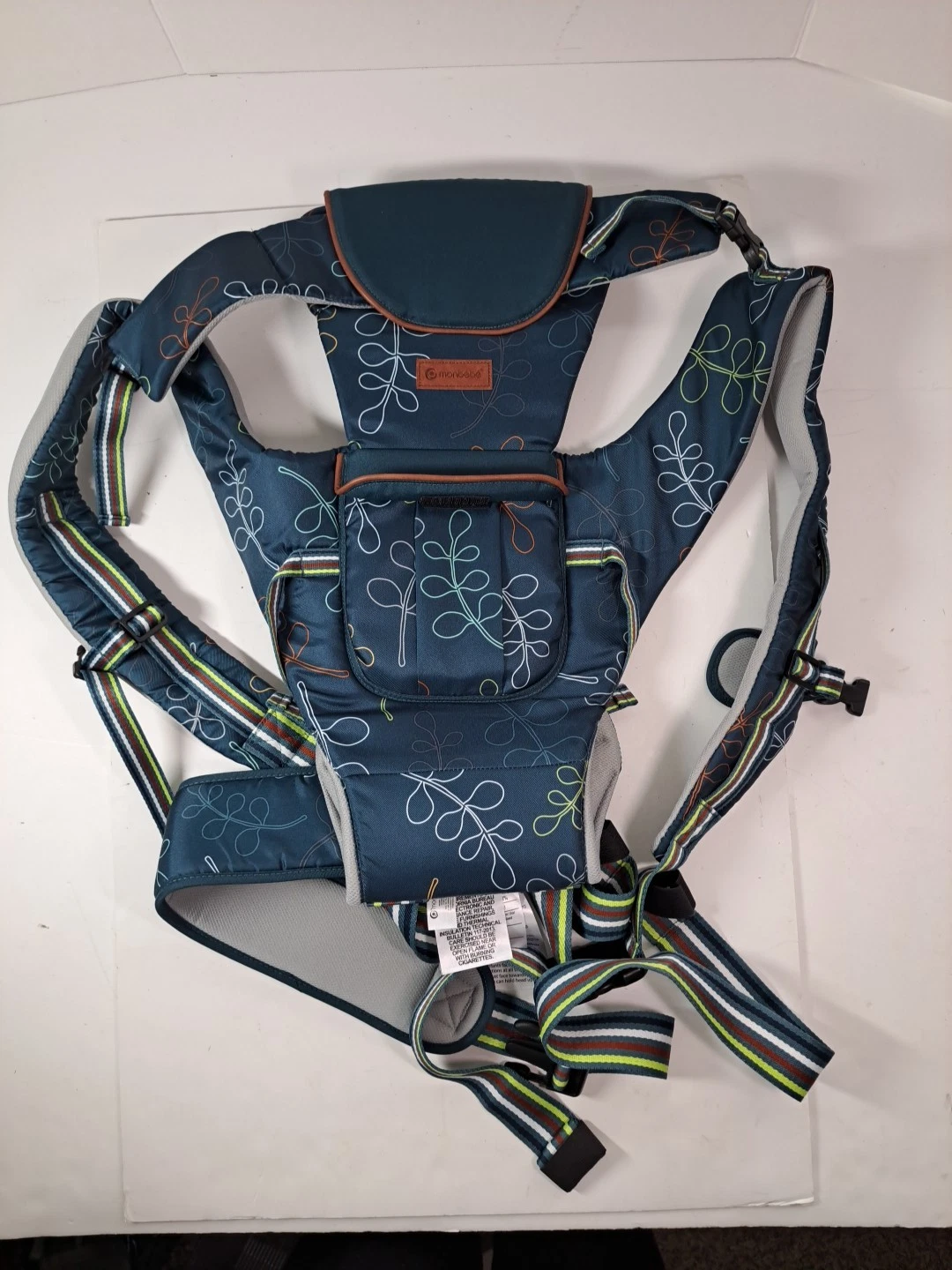 Monbebe Baby Carrier Baby Carrier 12-32 lbs Leafy Design Model #210078