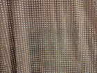 Women’s Size XL Regular Silver Metallic Mesh Rhinestone Mock Neck Jumpsuit — photo 1