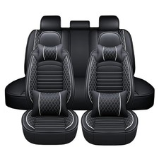 For Toyota Corolla Camry Rav4 Chr Prius Faux Leather Seat Cover Full Set Front For Toyota Corolla Camry Rav4 Chr Prius Faux Leather Seat Cover Full Set Front