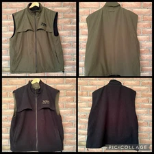 NWTF Vest Men’s Reversible Size XL Full Zip Fleece Lined Hunting Turkey Logo 