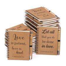 60 Pcs/Christian Gifts Spiral Notebooks Bulk Journals with Christian 30 Set