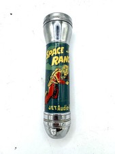Vintage 1950s Space Ranger Flashlight Space Toy Tin Toy