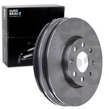 2X EUROBRAKE BREMSSCHEIBEN 257mm BELÜFTET VORNE PASSEND FÜR FIAT GRANDE PUNTO