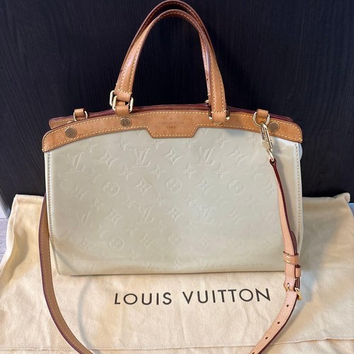 Louis Vuitton Brea Mm VI5110 Handbag Shoulder Bag Enamel Off-white