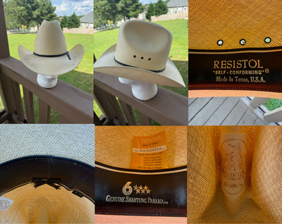 Vintage Resistol Straw Hat