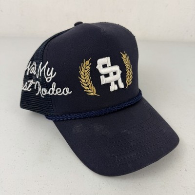 Stevenson Ranch Not My First Rodeo NMFR SnapBack Mesh Trucker Hat Blue