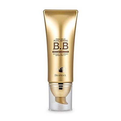 DEOPROCE SNAIL GALAC PEARL SHINING BB CREAM No.21 Natural Beige - Korean Beauty
