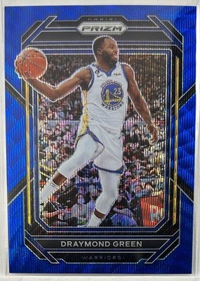 2022-23 Prizm #110 Draymond Green Prizms Blue Wave Golden State Warriors