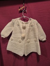 Vintage Hand Made Crocheted Childs Sweater