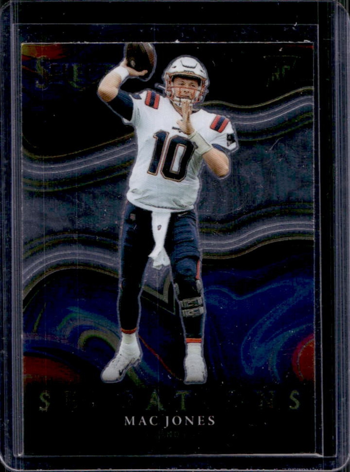 2021 Select Mac Jones Sensations Rookie RC #SEN-10 Patriots
