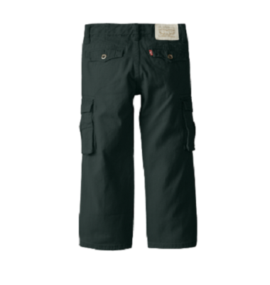 New Levi's Boys' Ace Cargo Non Denim Pants Sz 8 24x22 Straight Leg