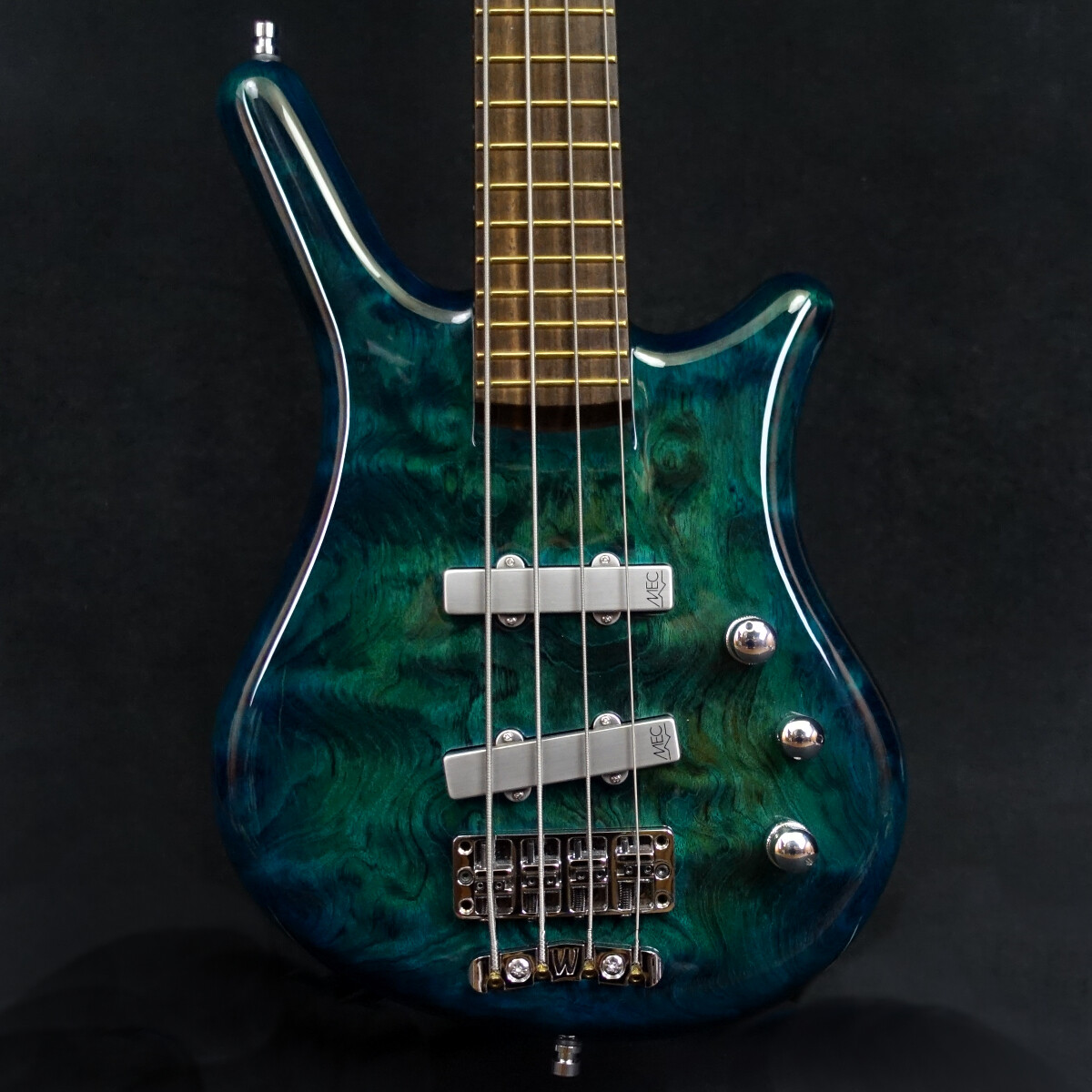 Warwick Custom Shop Thumb Bass 4st Lagoon Blueburst Transparent 