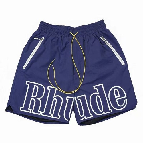 New letter-printed drawstring 3M reflective hip hop casual beach quarter pants - 第 5/11 張圖片