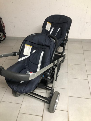 Passeggino gemellare Brevi OVO Twins con le sedute, ovetti navicelle e accessori - Foto 13 di 18