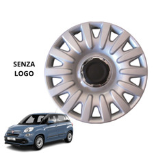 1 COPRICERCHI FIAT 500L COPPA RUOTA 16'' GRIGIO 1311 COPRIRUOTA SENZA LOGO