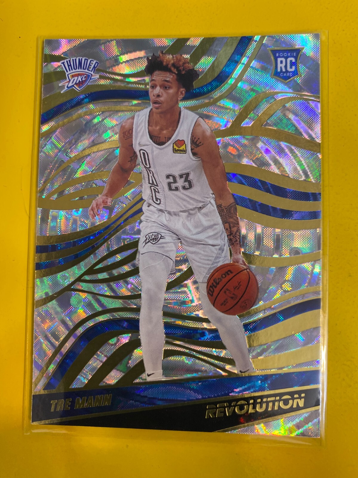 RS15510 2021-22 Panini Revolution Fractal #138 Tre Mann ROOKIE