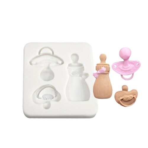 3D Baby-Bottle Nipple Silicone Mold Chocolate Fondant Mold DIY Party Supply - Afbeelding 1 van 8