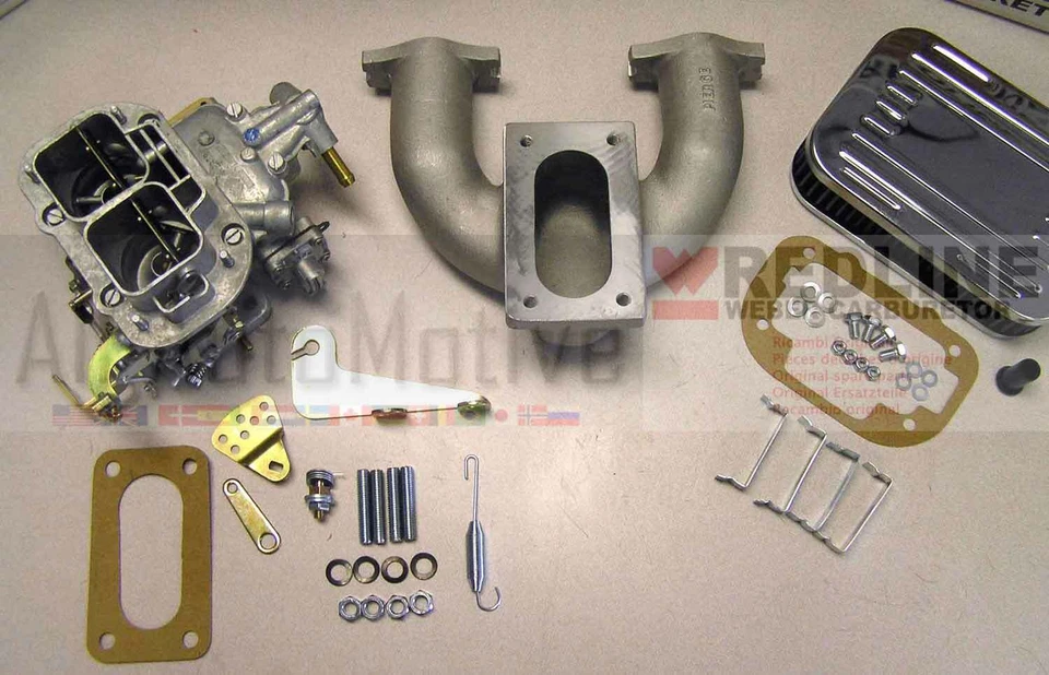 Kit de conversión Weber MG Midget Austin Healey Sprite 1958-1974 con colector genuino Foto 2 de 4