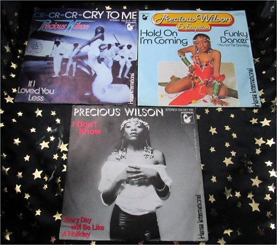 PPRECIOUS WILSON * 3 TOP Singles * I DON`T KNOW + CRY TO ME + HOLD ON I`M COMING