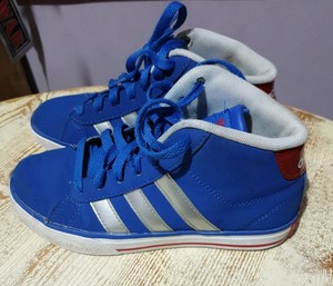 childrens red adidas trainers
