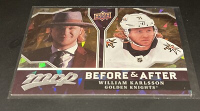 2021-22 UPPER DECK MVP BEFORE AND AFTER GOLD WILLIAM KARLSSON VEGAS KNIGHTS