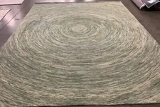 SAGE / GREEN 9'-0" x 12'-0" Back Stain Rug, Reduced Price 1172669452 IKT633W-9