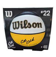 Wilson Caitlin Clark Inspire Tribute Basketball IOWA MINI Black Gold