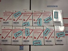 Hot Pepper Teeth Whitening Strips 12-Pack Lot 42 Dry Strips 21 Treatments