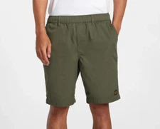 RVCA AMERICANA 20" Men's Elastic Waist Shorts - OLV - Medium - NWT