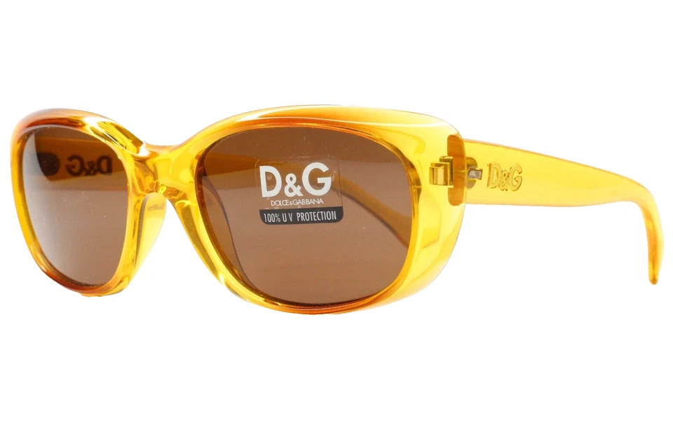 Dolce & Gabbana DG8060 942-73 Crystal Amber Luxury Italy Sunglasses 54-19-135mm - Image 2 of 4