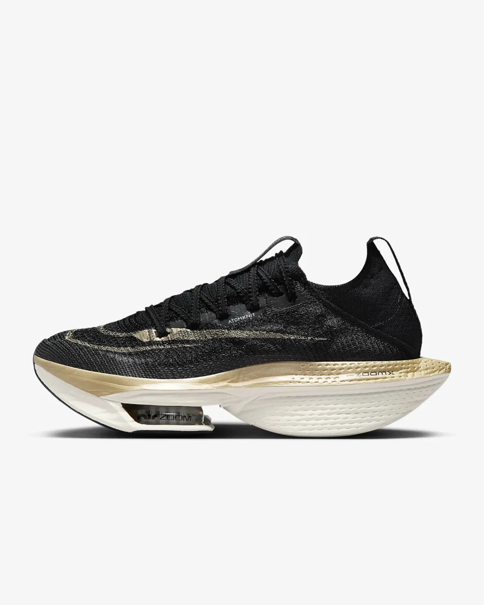 Nike Air Zoom Alphafly NEXT% 2 Black Metallic Gold Grain W for