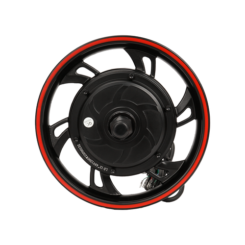 LUNYEE 12 Inch 800W-1200W 36V-48V Gearless Hub Motor Rear Wheel E-Bike Scooter - Afbeelding 8 van 12