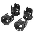 4PCS Parking Assist Sensor Bezels For Dodge RAM 1500 2500 3500 2019-2025 Black