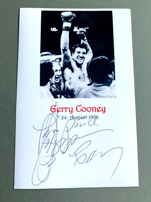 GERRY COONEY  Schwergewicht Boxen signed Foto 9x14 Autogramm