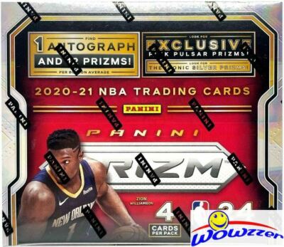 2020/21 Panini PRIZM Basketball HUGE 24 Pack Retail Box-AUTOGRAPH+12 PRIZMS!
