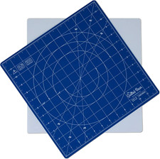 Rotating Cutting Mat 12" X 12" - Square 360 Rotating Self Healing Mat with Inno