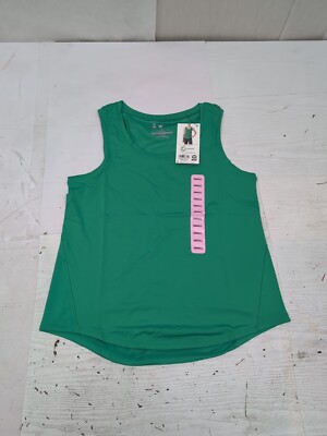MM Ladies Moisture Wicking UPF 50+ 4-Way Stretch Active Green Sz Sm AM5