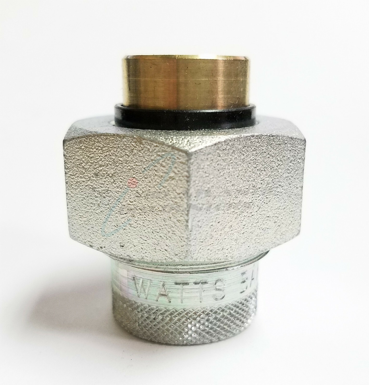 WATTS LF3001A 1/2" Dielectric Union FIP Thread x Copper Solder Connection 250psi