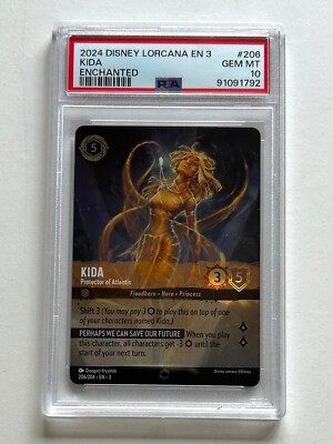 Disney Lorcana - PSA 10 Chapter 1 - Floodborn - Inklands