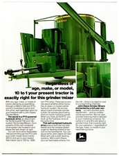 1980s John Deere Grinder / Mixers - Original Print Advertisement (8.5in X 11in)