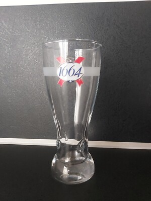 Kronenbourg 1664 Bierglas 25cl signiert J. HATT