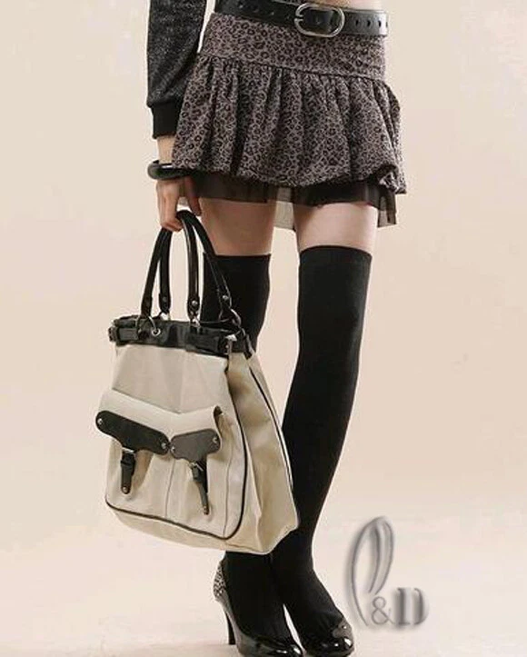 AU STOCK CALCETINES DEPORTIVOS LARGOS DE ALGODÓN CON MEDIAS ALTAS HASTA LA RODILLA HOS050 Foto 3 de 4