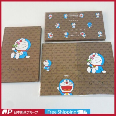 Doraemon GUCCI Collaboration Letterhead Notepad Japan Limited Magazine Appendix