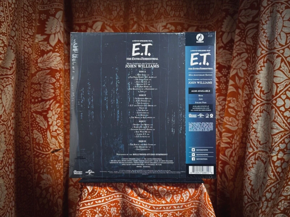 SEALED E.T. The Extra Terrestrial Soundtrack MOON vinyl 180G 2LP Mondo ET OST - Image 2 of 4