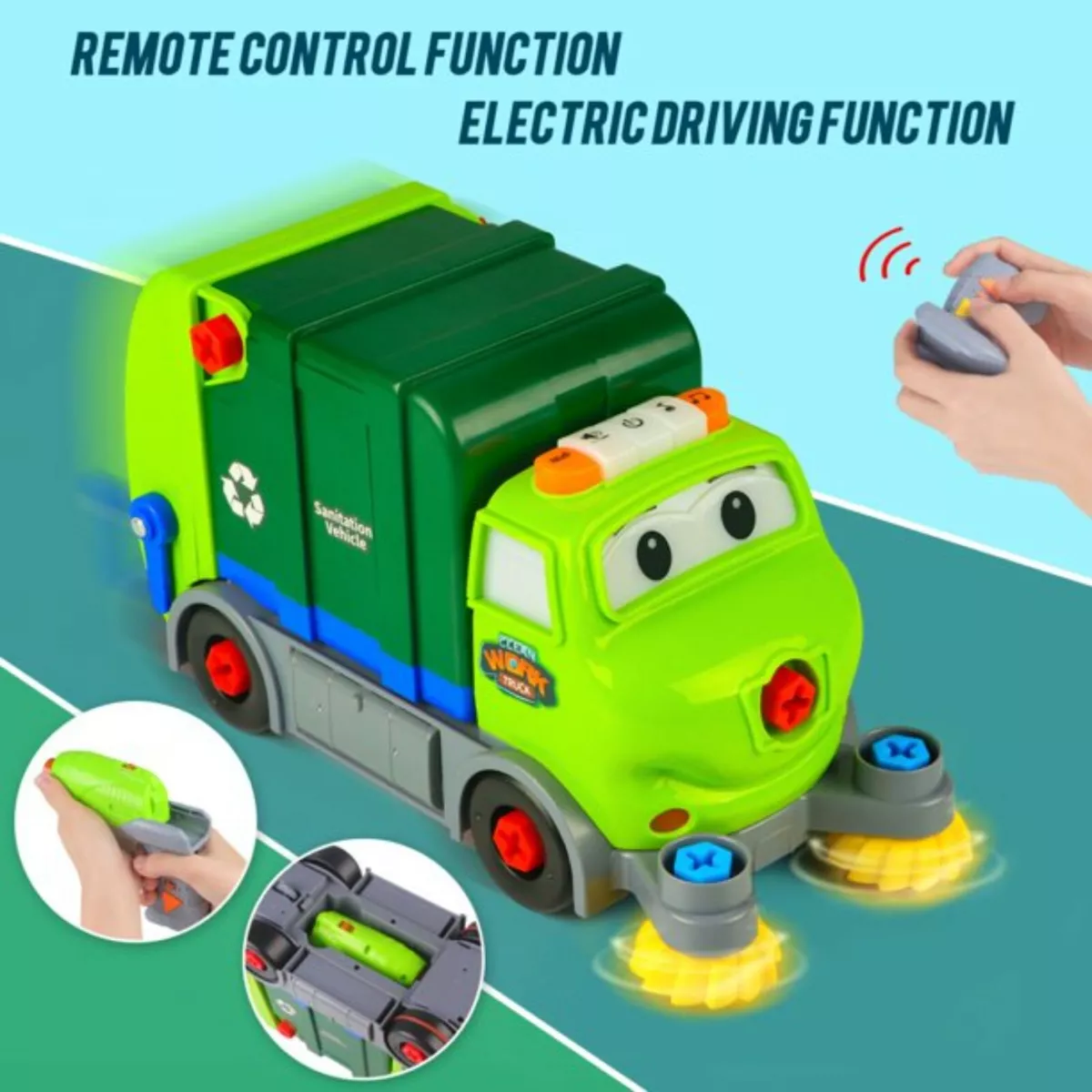 Remote control bin lorry hotsell