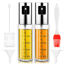 Ölsprüher Flasche 100ML, Öl Spray, Öl Essig Spritzer Spender, Olivenöl Flasche