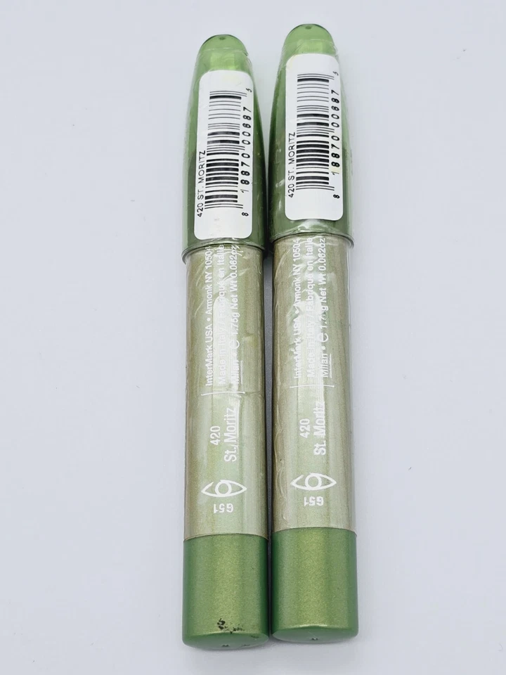 STYLI STYLE Flat Pencil for EYES 420 St. Moritz *SEALED* QTY:2 - Image 2 of 3