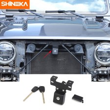 Anti-theft Hidden Hood Lock Hood Latches For Jeep Wrangler Jl Jt 2018 Iron